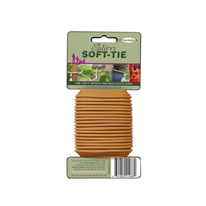 Soft Tie Slim Brown 8m